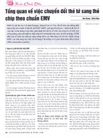 Tổng quan về việc chuyển đổi thẻ từ sang thẻ chip theo chuẩn EWV 