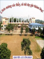 Bài giảng bài tích phân giải tích 12 (4) 