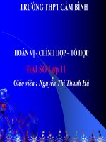 Bài giảng bài hoán vị chỉnh hợp tổ hợp đại số 11 (7) 