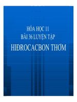 Bài giảng bài luyện tập hiđrocacbon thơm hóa học 11 (8) 