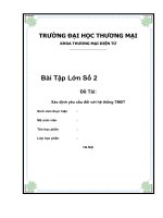 Bài tập lớn số 2 - Xác định yêu cầu đối với hệ thống thương mại điện tử