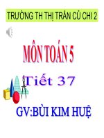 Bài giảng toán 5  so sánh hai số thập phân (1) 