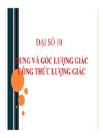 Bài giảng bài cung và góc lượng giác đại số 10 (3) 