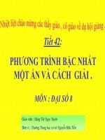 Bài giảng bài phương trình bậc nhất một ẩn đại số 8 (8) 