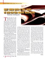 Hoạt động quản lý nhà nước về báo chí của ngành ngân hàng 