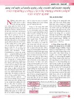 Bàn về một số điều kiện cần thiết để phát triển thị trường công cụ tín dụng phái sinh tại việt nam 