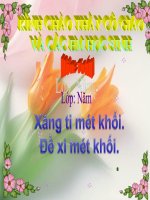 Bài giảng bài xăng ti mét khối   đề xi mét khối toán 5 (5) 