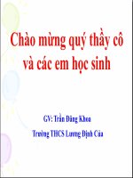 Bài giảng bài phương trình chứa ẩn ở mẫu đại số 8 (9) 