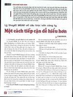 Lý thuyết mm về cấu trúc vốn công ty một cách tiếp cận dễ hiểu hơn 