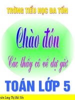 Bài giảng toán lớp 5 milimet vuông bảng đơn vị đo diện tích (15) 