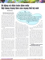 Di động và điện toán đám mây   nội dung trọng tâm của mạng thế hệ mới 