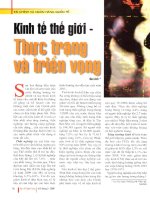 Kinh tế thế giới   thực trạng và triển vọng 