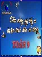 Bài giảng bài góc ở tâm   số đo cung hình học 9 (2) 