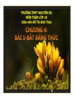 Bài giảng bài bất đẳng thức đại số 10 (5) 