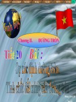 Bài giảng bài sự xác định đường tròn   tính chất đối xứng của đường tròn hình học 9 (3) 