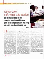 Cho vay hỗ trợ lãi suất các tổ chức tín dụng hà nội chung tay cùng tháo gỡ khó khăn, phục hồi đà tăng trưởng cho hoạt động sản xuất   kinh doanh trên địa bàn 