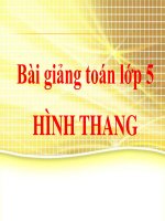Bài giảng bài hình thang toán 5 (4) 
