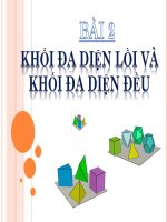 Bài giảng bài khối đa diện lồi   khối đa diện đều hình học 12 (4) 
