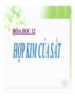 Bài giảng bài hợp kim của sắt hóa học 12 (4) 