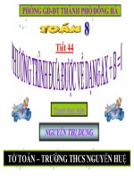 Bài giảng bài phương trình tích đại số 8 (12) 