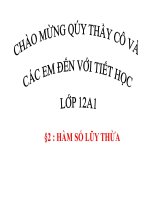 Bài giảng bài hàm số lũy thừa giải tích 12 (3) 