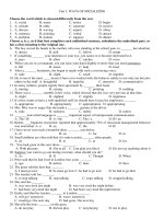 English 12 unit 3 Ways of socialising