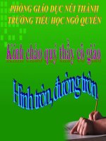 Bài giảng bài hình tròn và đường tròn toán 5 (9) 