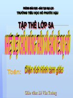 Bài giảng bài diện tích hình tam giác toán 5 (6) 