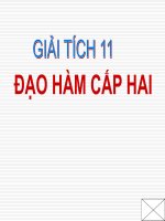 Bài giảng bài hệ thống những bài giảng về đạo hàm cấp hai giải tích 11 (2) 