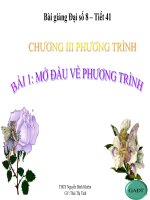 Bài giảng bài mở đầu về phương trình đại số 8 (6) 