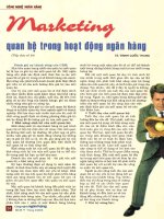 Marketing quan hệ trong hoạt động ngân hàng 