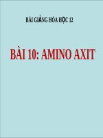 Bài giảng bài amino axit hóa học 12 (3) 