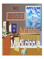 Bài giảng bài hiđro clorua   axit clohiđric và muối clorua hóa học 10 (11) 