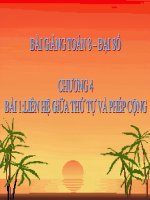 Bài giảng bài liên hệ giữa thứ tự và phép cộng đại số 8 (2) 