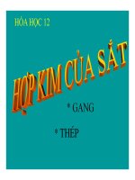 Bài giảng bài hợp kim của sắt hóa học 12 (3) 