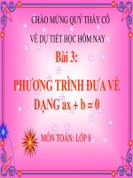 Bài giảng bài phương trình đưa được về dạng ax+b=0 đại số 8 (6) 