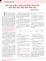 Bán trái phiếu chính phủ khác mệnh giá một hình thức đấu thầu hiệu quả 