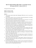 BỘ câu hỏi THI hết môn THỰC vật dược (21 6 2012) (1) 