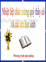 Bài giảng bài phương trình mặt phẳng hình học 12 (6) 