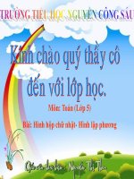 Bài giảng bài hình hộp chữ nhật   hình lập phương toán 5 (7) 