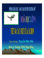 Bài giảng bài các oxit của cacbon hóa học 9 (7) 