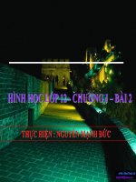 Bài giảng bài khối đa diện lồi   khối đa diện đều hình học 12 (5) 