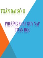 Bài giảng bài phương pháp quy nạp toán học đại số 11 (3) 