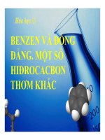 Bài giảng bài benzen và đồng đẳng  một số hiđrocacbon khác hóa học 11 (3) 