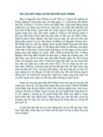 MẤY lời KHUYÊN SINH VIÊN y KHOA 