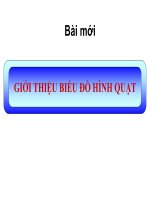 Bài giảng bài giới thiệu biểu đồ hình quạt toán 5 