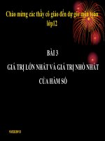 Bài giảng bài giá trị lớn nhất   giá trị nhỏ nhất của hàm số giải tích 12 (3) 