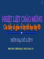 Bài giảng bài phương trình bậc nhất hai ẩn đại số 9 (2) 