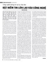 Công nghệ thông tin tại lục địa đen đặt niềm tin lớn lao vào công nghệ 