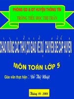 Bài giảng toán lớp 5 milimet vuông bảng đơn vị đo diện tích (18) 